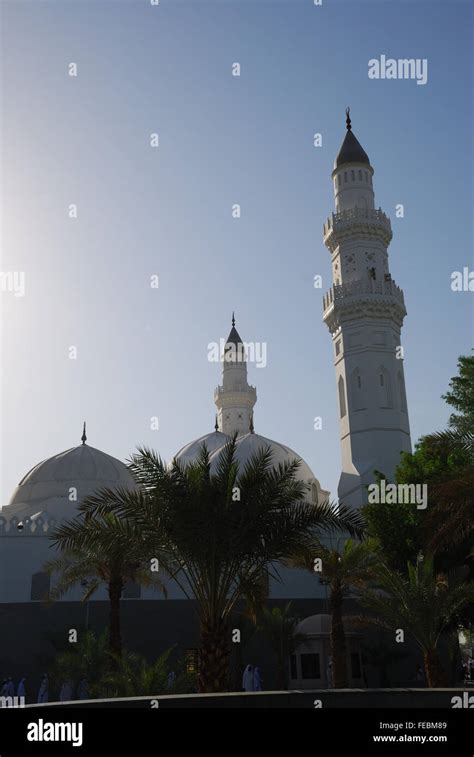 Masjid Quba The Very First Mosque That Was Built Medina Saudi Arabia