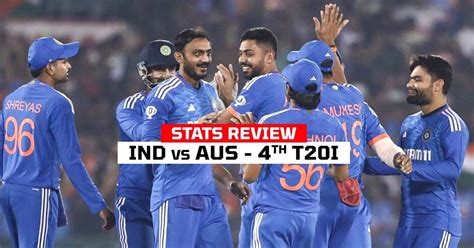 India Vs Australia 4th T20i Stats Review Check Out Records Broken By Team India In This Game