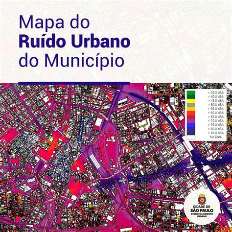 Prefeitura regulamenta a elaboração do Mapa do Ruído Urbano da Cidade