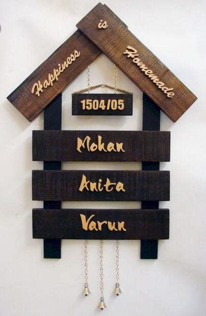 Wooden Name Plates - Indic Brands