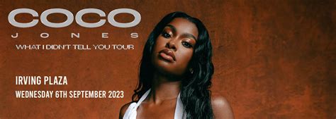 Coco Jones Tickets Th September Irving Plaza Irving Plaza In New