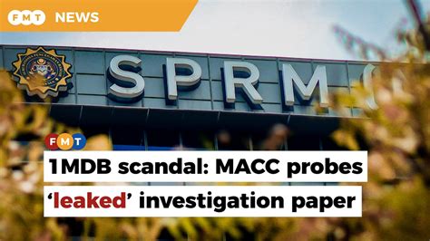 Macc Probes ‘leaked Investigation Paper About Rm26b Donation Linked