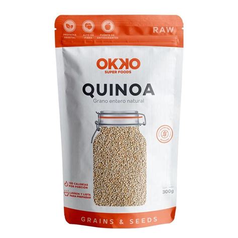 Quinoa Okko Super Foods Grano Entero Natural G Walmart