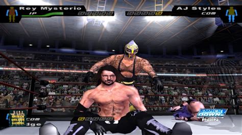 Edge Vs Rey Mysterio Vs Aj Styles Wwe Sd Hctp All Stars Mod Youtube