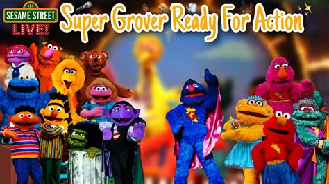 Super Grover Ready For Action Digital Production SesameParty