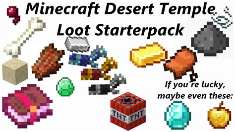 Minecraft Desert Temple Loot Starterpack : r/starterpacks