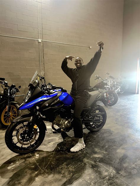 Moto - Baba are is all smiles on his new 2023 VStrom 650. Ride safe