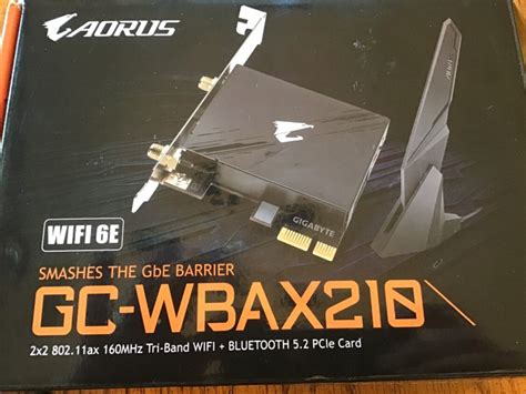 Gigabyte GC WBAX210 Tri Band WiFi 6E And Bluetooth 5 2 PCIe Expansion