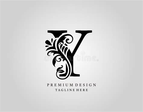 Luxury Monogram Letter Y Logo Design Elegant Floral Ornate Alphabet