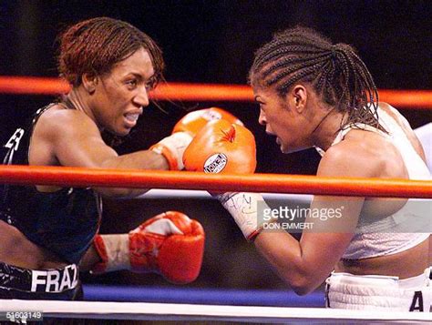 Laila Ali Vs Jackie Frazier Photos and Premium High Res Pictures ...