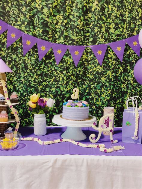 Rapunzel Birthday Party — Means Of Lines