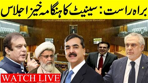 LIVE Constitutional Amendment Showdown PTI Vs Govt Senate