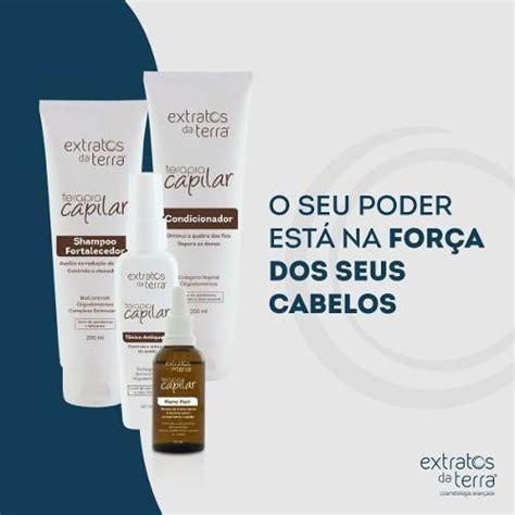 Promoção Kit Tratamento Terapia Capilar Extratos Da Terra R 224 00