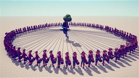 100x Harpooner Vs Every Unit Tabs Totally Accurate Battle Simulator