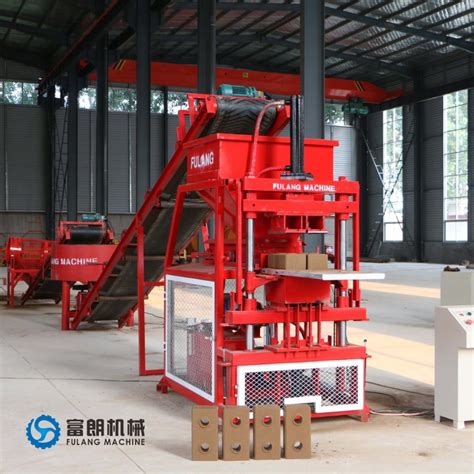 Clay Lego Soil Interlocking Dry Pressed Brick Making Machine Bangladesh