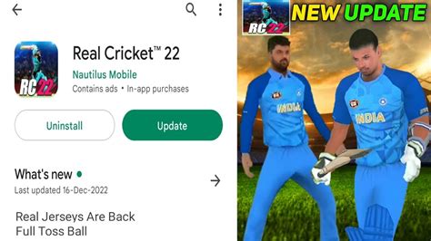 Real Cricket™22 Mega Update Full Review Rc22 Update Review Real