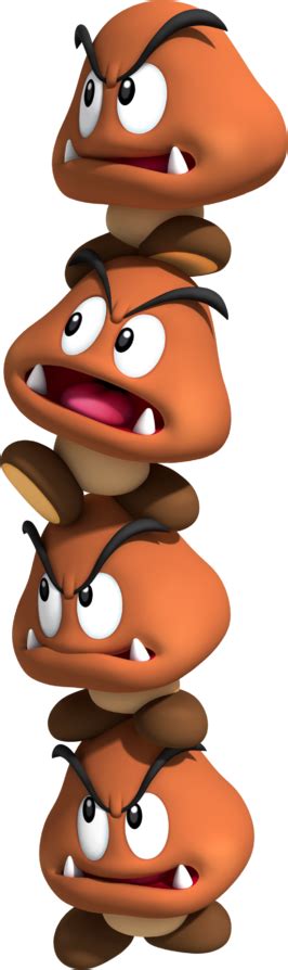 File Goomba Stack Sm Dl Png Super Mario Wiki The Mario Encyclopedia