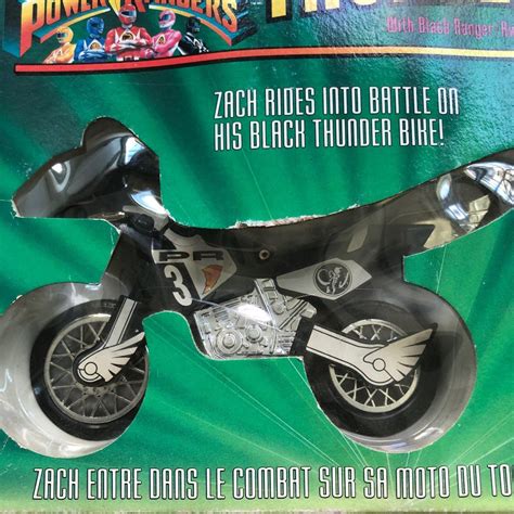 Mighty Morphin Power Rangers Mmprblack Thunderbike Hobbies Toys