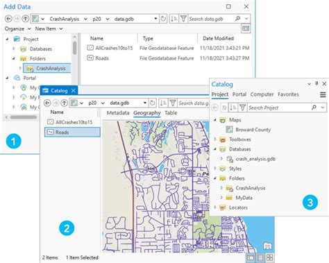 Catalog Pane Catalog Views And Browse Dialog Boxesarcgis Pro