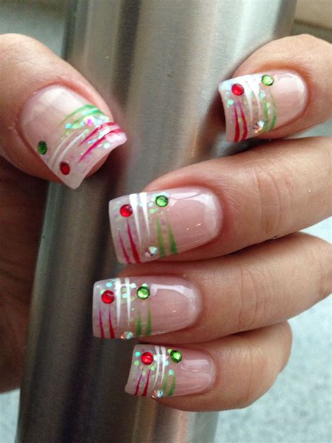 Uñas Decoradas Con Motivos Navideños Tokio