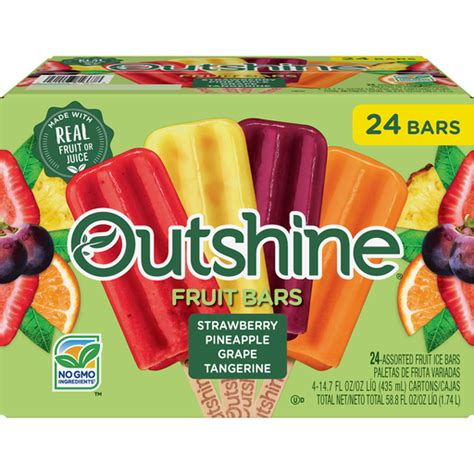 No Sugar Added Strawberry Frozen Fruit Bars Outshine®