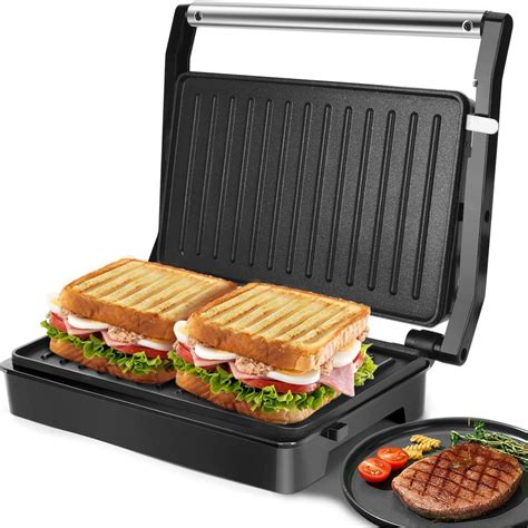 Royalty Line PM1000 Tosti Apparaat Contactgrill Panini Grill