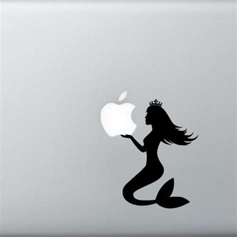 Paw Mac Apple Logo Cover Laptop Vinyl Decal Sticker Macbook Etsy