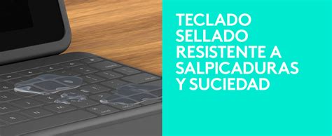 Logitech Rugged Folio Funda con teclado protectora para iPad 7 ª 8