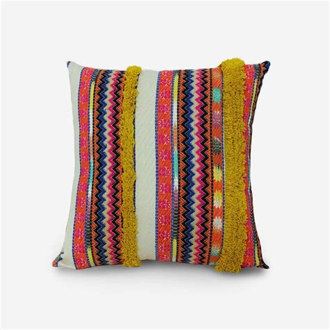 Tufted Throw Pillow Aesthetic Pillowcase Square Decorative Throw