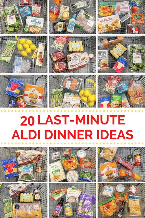 20 Last Minute ALDI Dinner Ideas Spring Summer Aldi Recipes Aldi