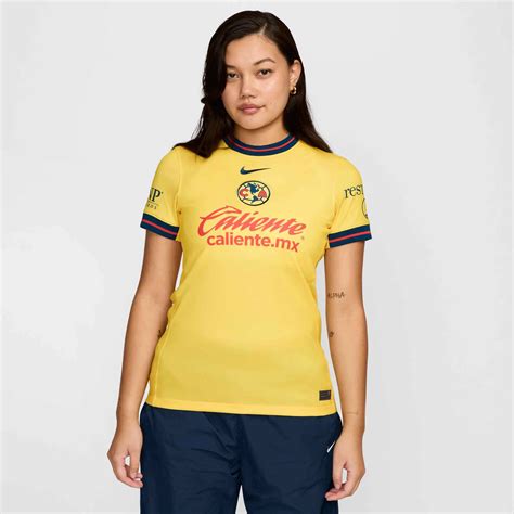 Nike 2024-25 Club America Women's Stadium Home Soccer Jersey & ProSoccer US