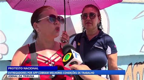 Entregadores por app cobram melhores condições de trabalho Vídeo