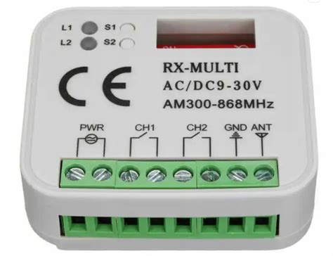 Sterownik Radioodbiornik Do Bramy Rx Multi Uniwersalny Radio 300 868Mhz