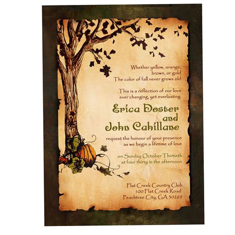 30+ Creative Image of Rustic Fall Wedding Invitations - denchaihosp.com