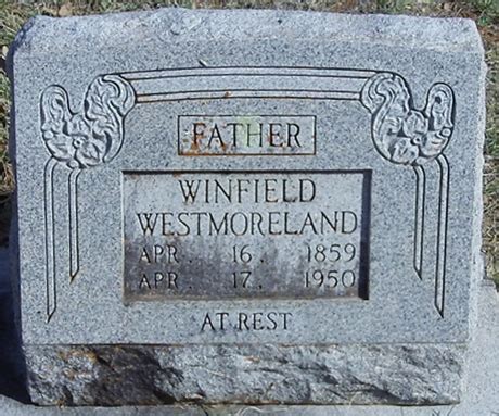 Winfield Westmoreland Homenaje De Find A Grave