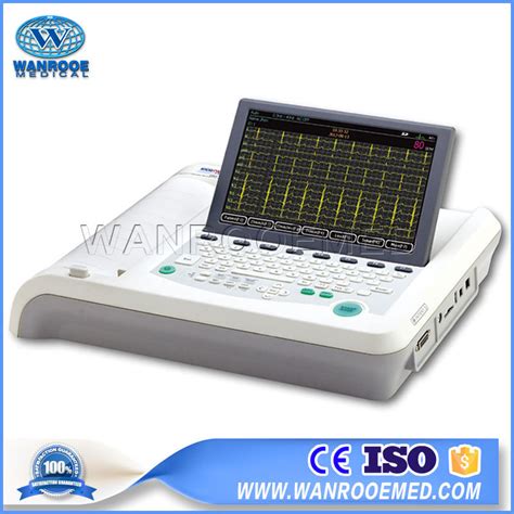 Ecg1201 Hospital Handhold Wireless Mobile 12 Channel Portable Digital