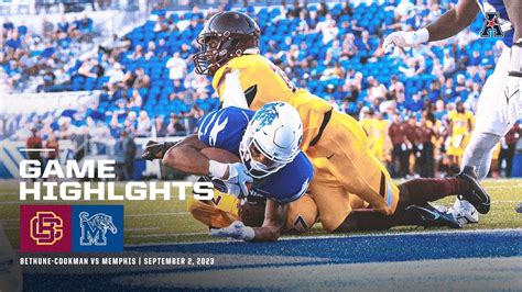 Game Highlights Bethune Cookman Vs Memphis Football September 2 2023