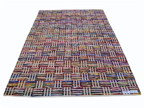 Multicolor 6mm Cotton Chindi Rug At Rs 35 Sq Ft In Panipat ID