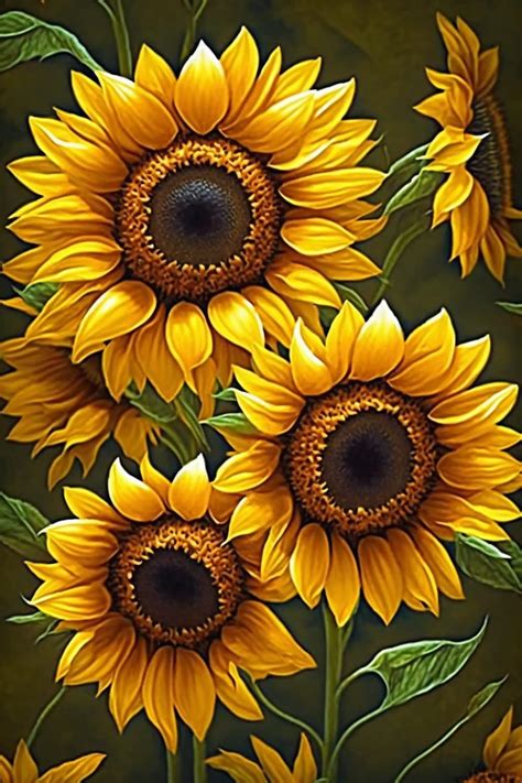 Amazon Sunflowers Diamond Painting Kits Colorful And Quiet