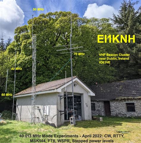 EI GL A Diary Of Amateur Radio Activity EI KNH Beacon On MHz To Trial Different Modes