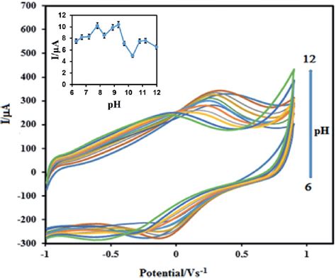 Cyclic Voltammetry Responses Of 01 Mm Amp At Il Nh 2 Fe 3 O 4 Nps On Download Scientific