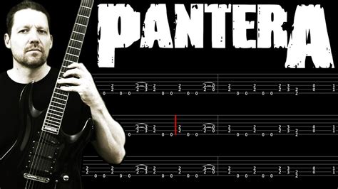 This Love Intro Pantera Guitar Tab Lesson Youtube