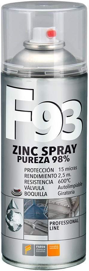 F93 Spray galvanisant à froid professionnel 98 de zinc anti