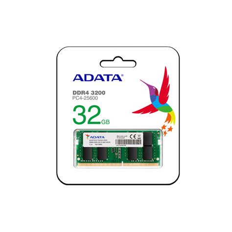 Barrette Mémoire SoDIMM ADATA 32 Go DDR4 3200 MHz