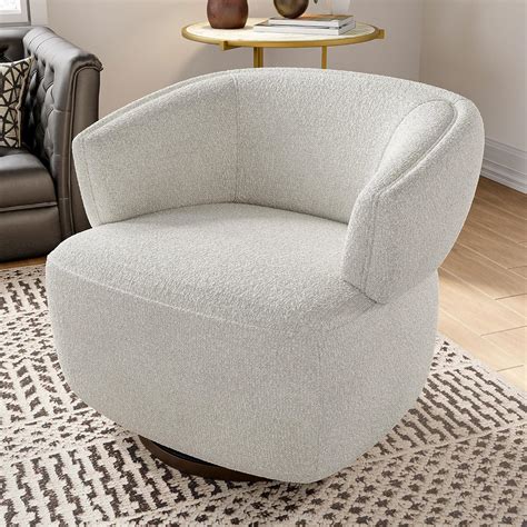 Amazon Swivel Accent Chair Fully Assembled Round Barrel Chairs