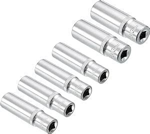 Amazon Uxcell 1 4 Inch Drive By 10mm 13mm Deep Socket Set Of 6