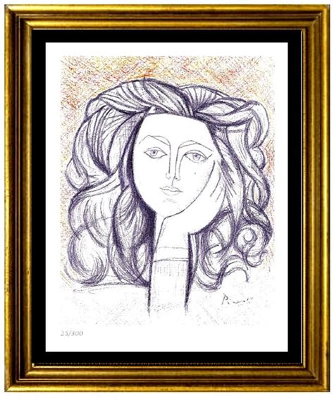 Sold Price Pablo Picasso Signed Hand Numbered Portrait Francoise