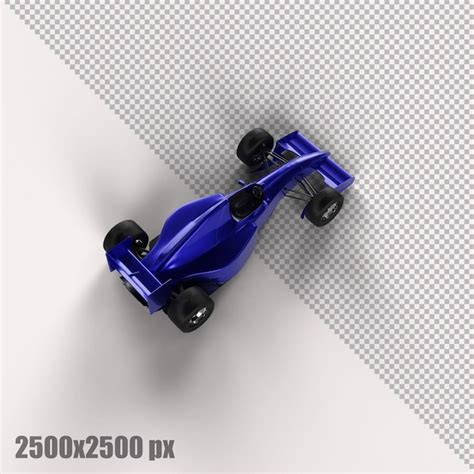 Premium PSD | Realistic blue formula one car in 3d render