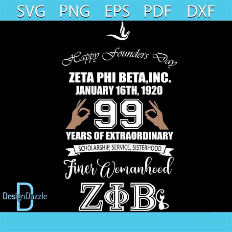 Happy founders day zeta phi beta , zeta svg, 1920 zeta phi b - Inspire Uplift