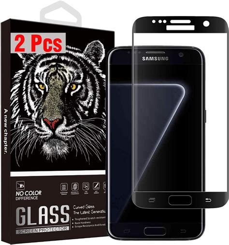 Pomufa Galaxy S7 Edge Screen Protector [2 Pack] Kd03 Full